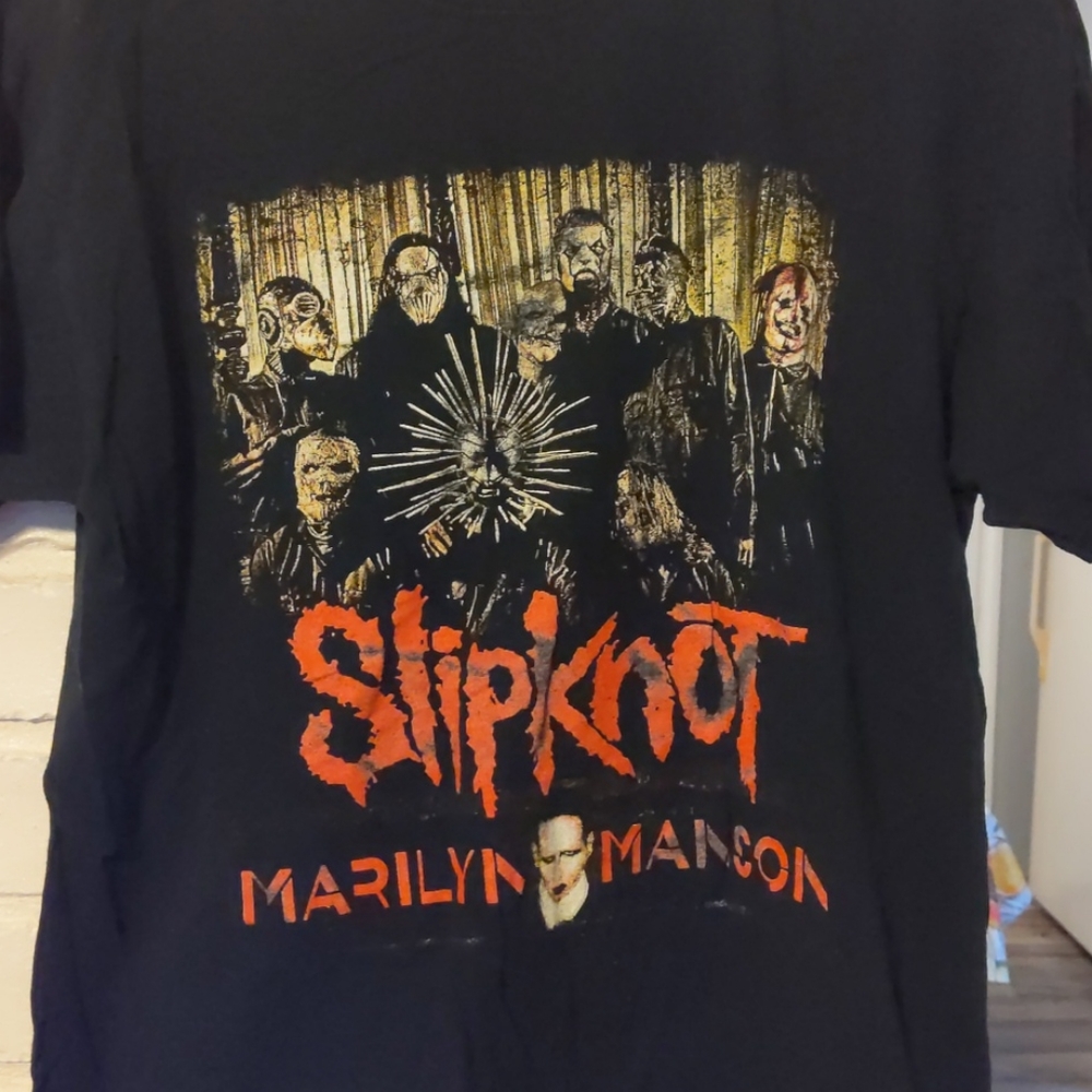 Slipknot and Marilyn Manson concert tee